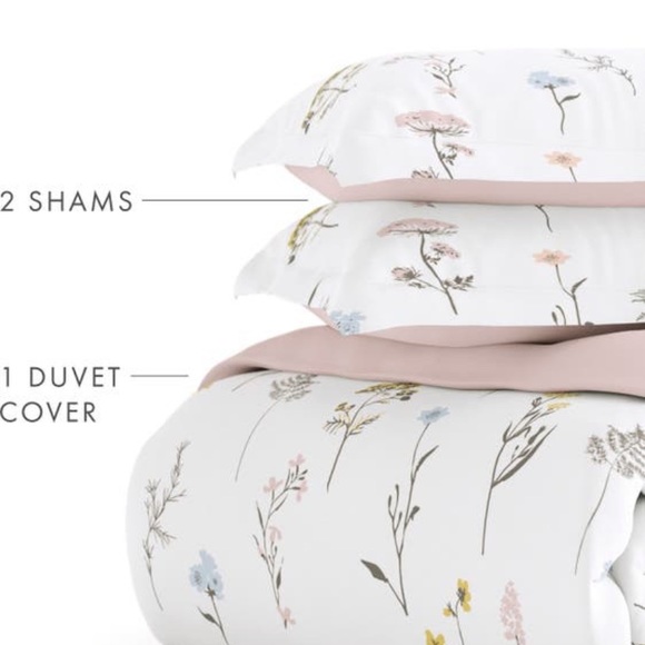 Wild Flower Duvet Cover and Shams - Picture 7 of 9